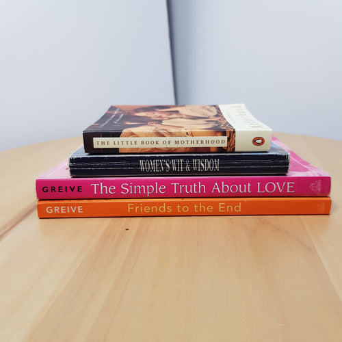 4 x small self help/quotations books - paperbacks