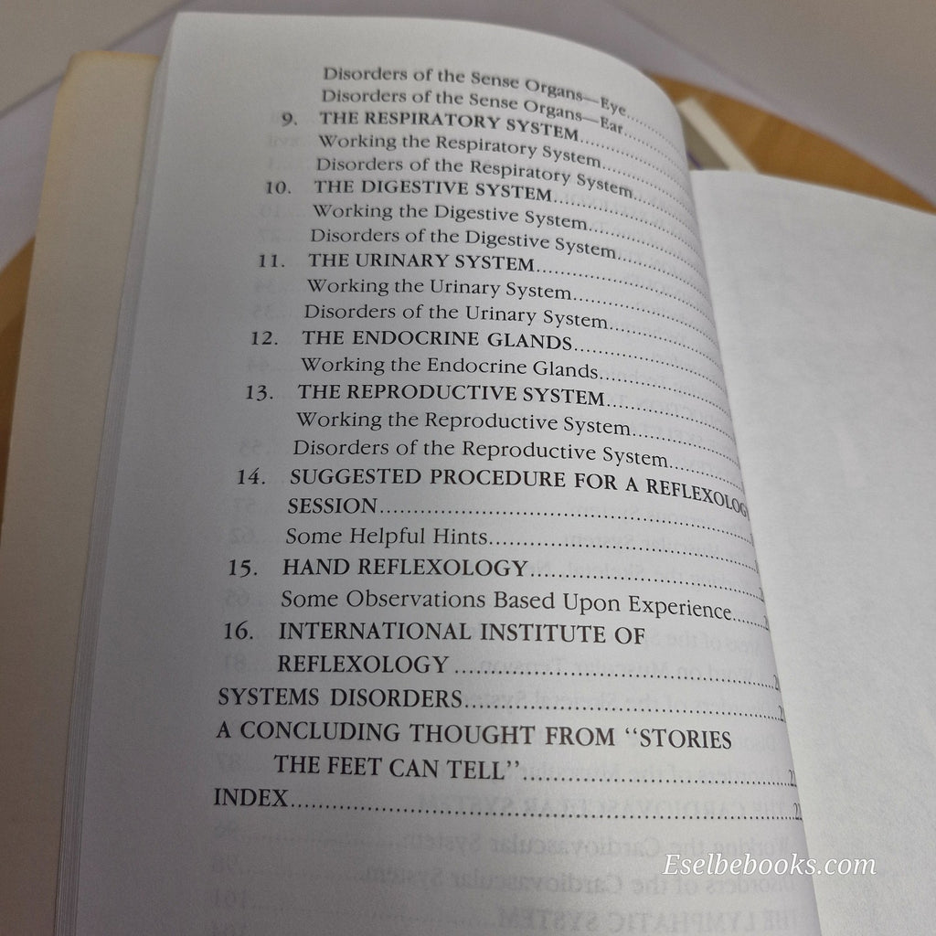 5 guide books about foot reflexology - hardback/paperbacks