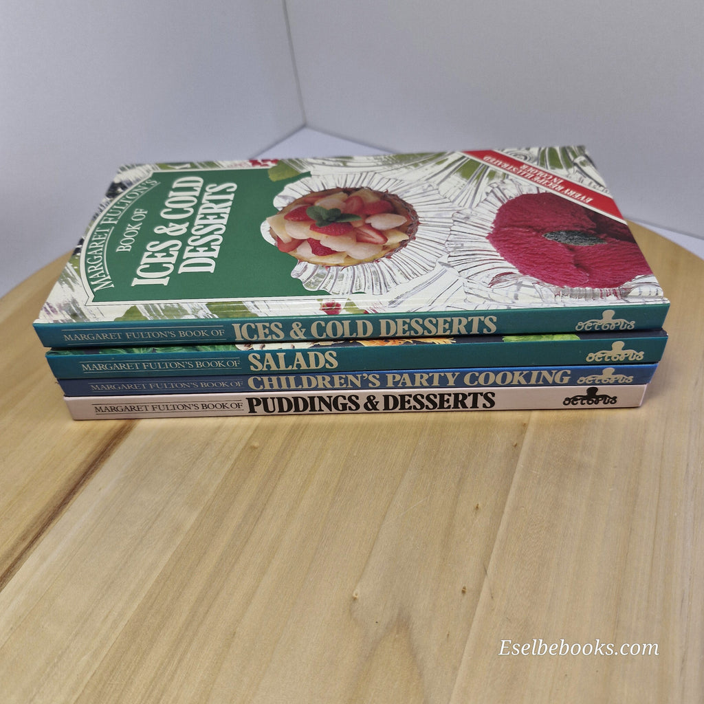 4 x Margaret Fulton's book of Puddings & deserts/Children's party cooking/Sal...