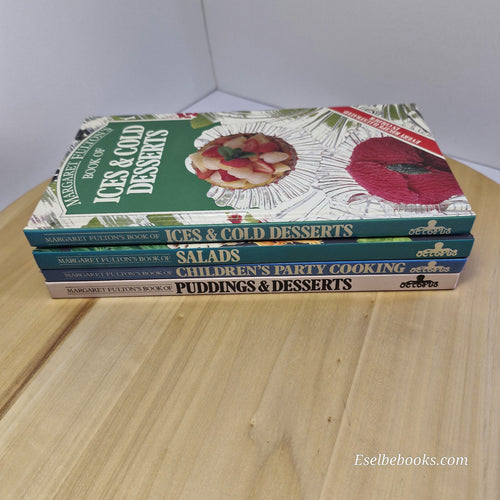 4 x Margaret Fulton's book of Puddings & deserts/Children's party cooking/Sal...