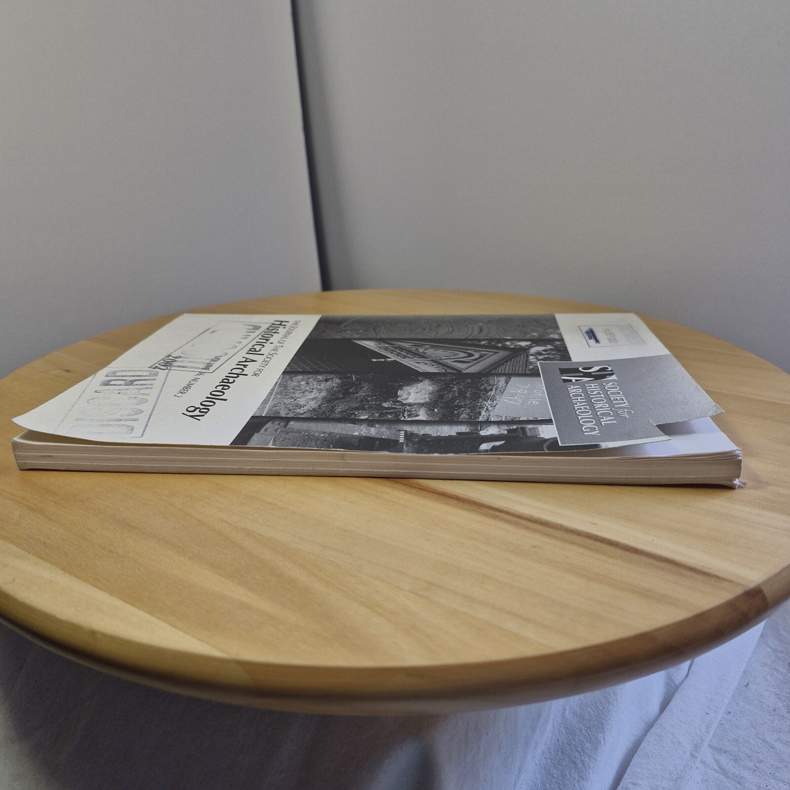 Society for Historical Archaeology journal Volume 36 Number 2 - vintage paper...