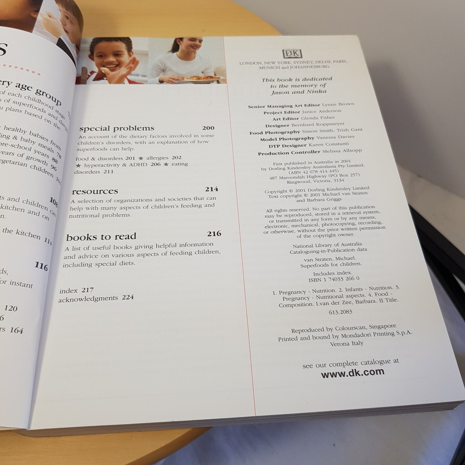 Bundle x 2 books healthy eating for pregnancy and children - paperbacks