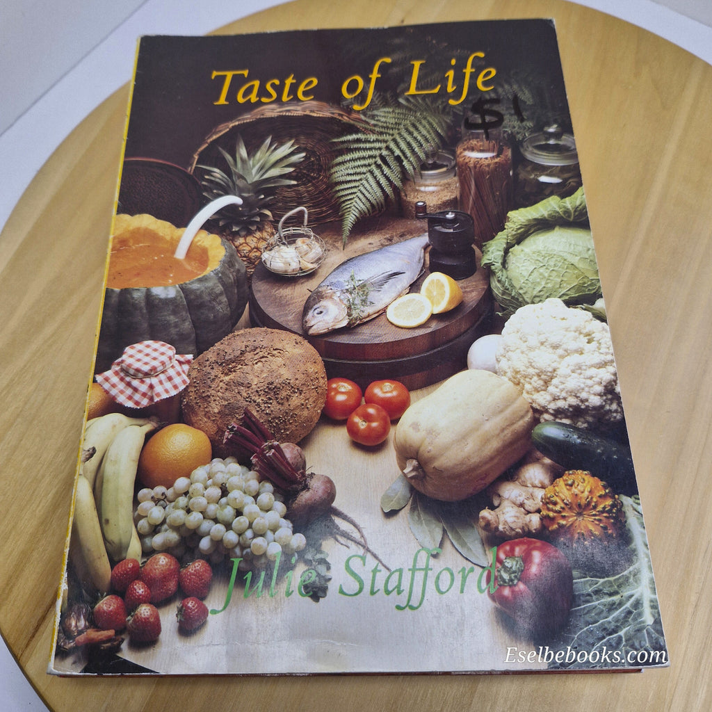 2 x Julie Stafford cookbooks - Taste of life; More Taste of life - paperbacks