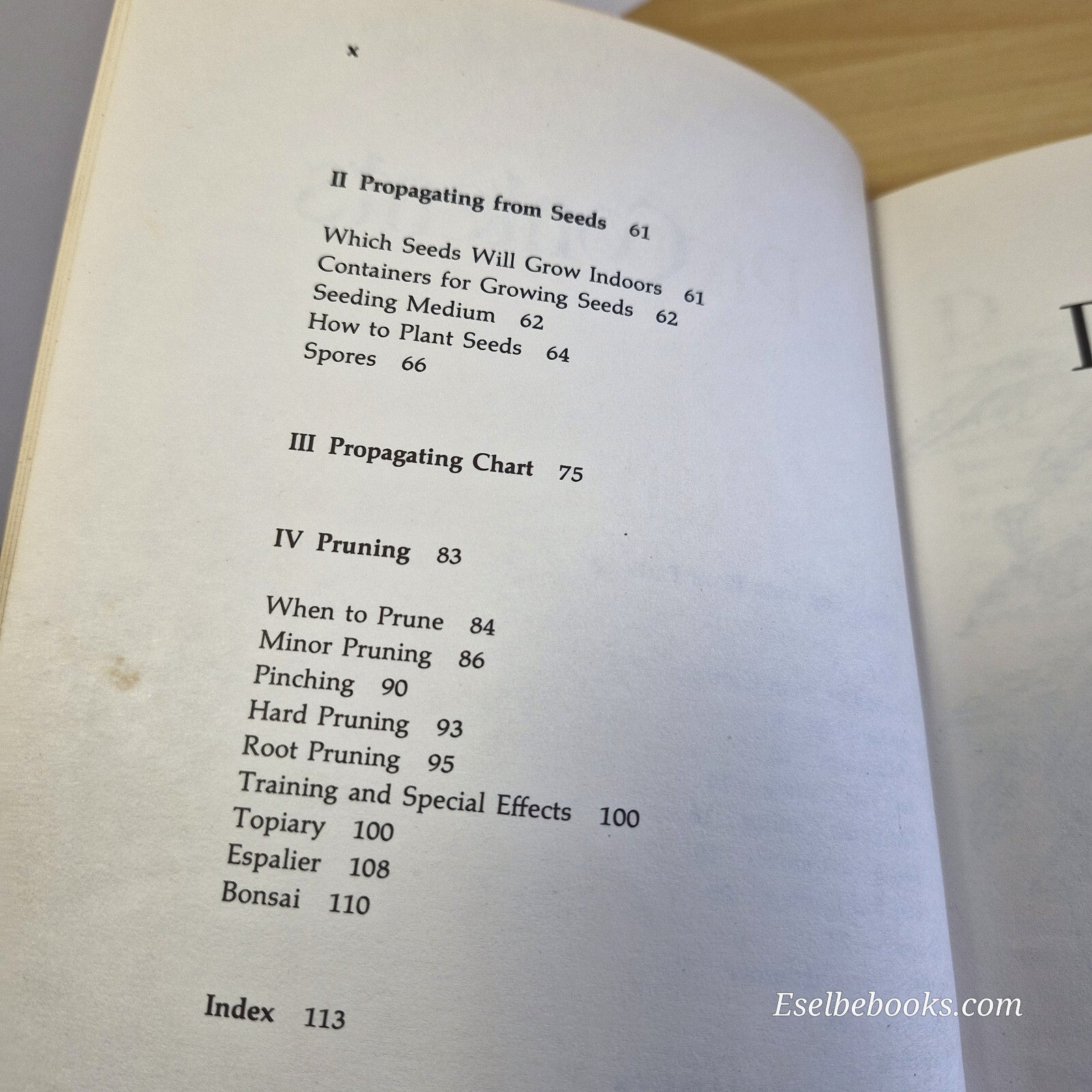 New Plants from Old Pruning and Propagating for the Indoor Gardener By Charle...