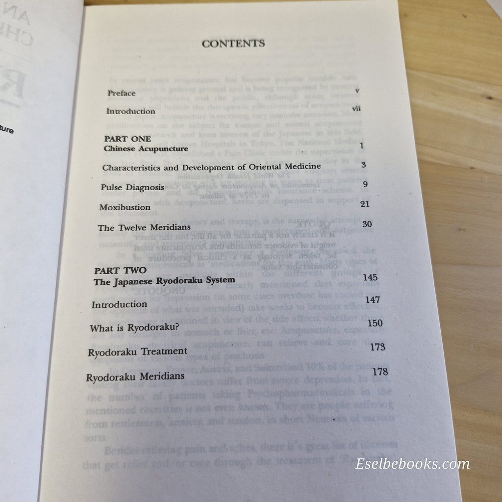 An Introduction to Chinese and Japanese Ryodoraku Acupuncture by K Junckerstorff