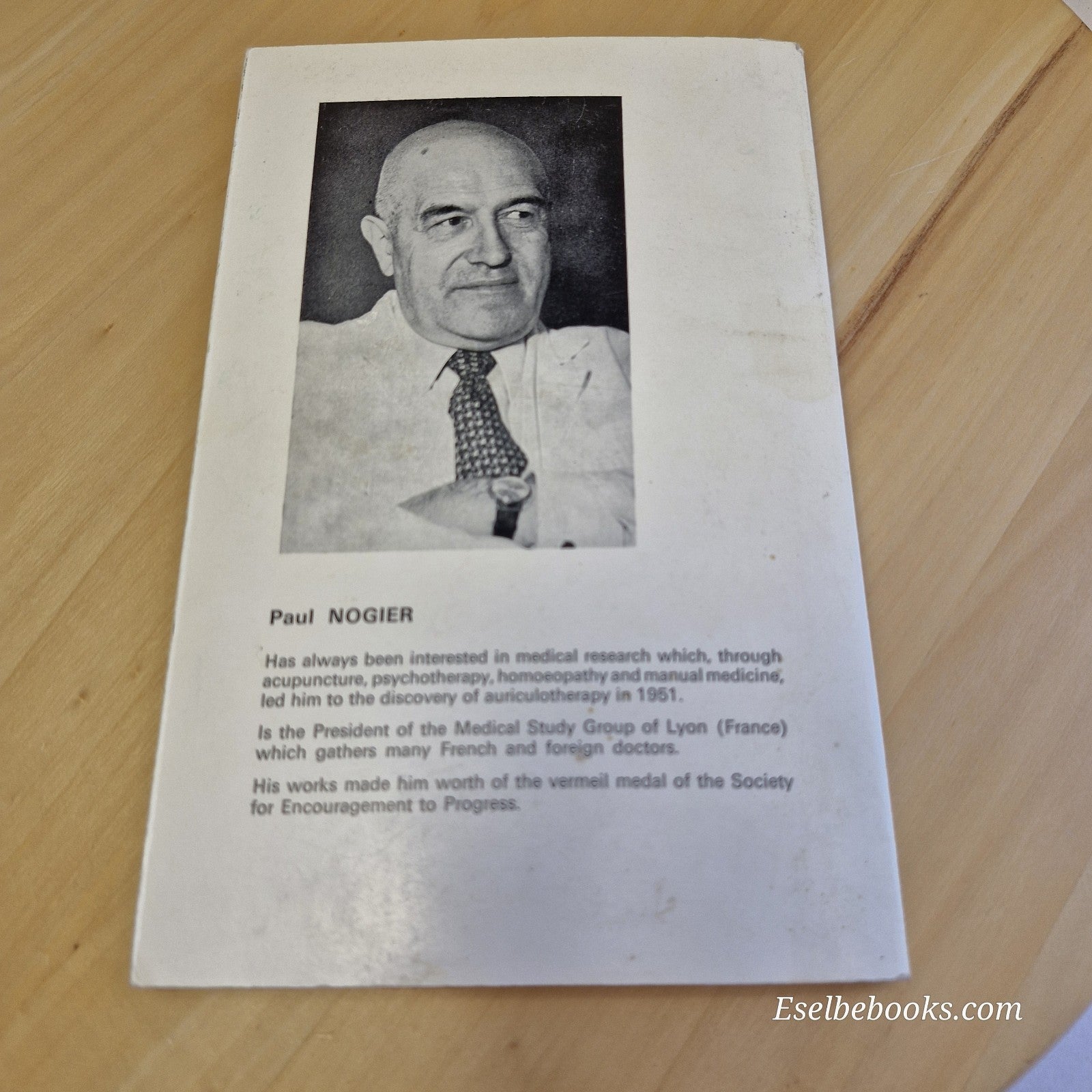 Handbook to Auriculotherapy By Paul F. M. Nogier · 1998 - paperback