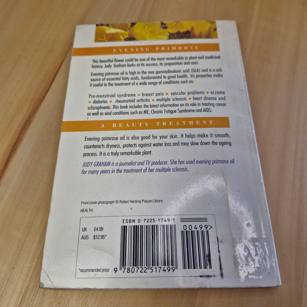 Health: Evening Primrose Oil By Judy Graham · 1993 - vintage paperback