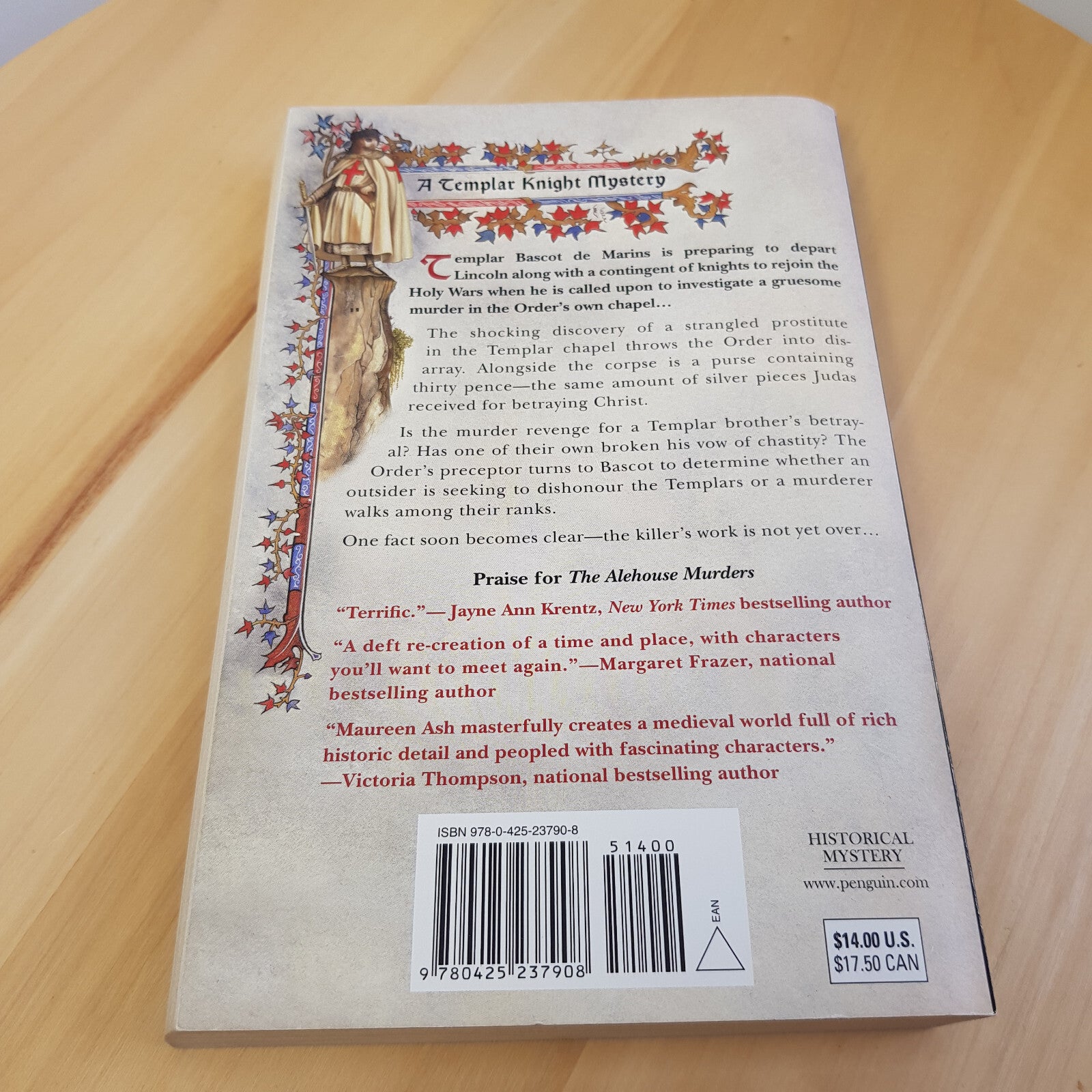 Death of a Squire A Templar Knight Mystery By Maureen Ash · 2008 - paperback