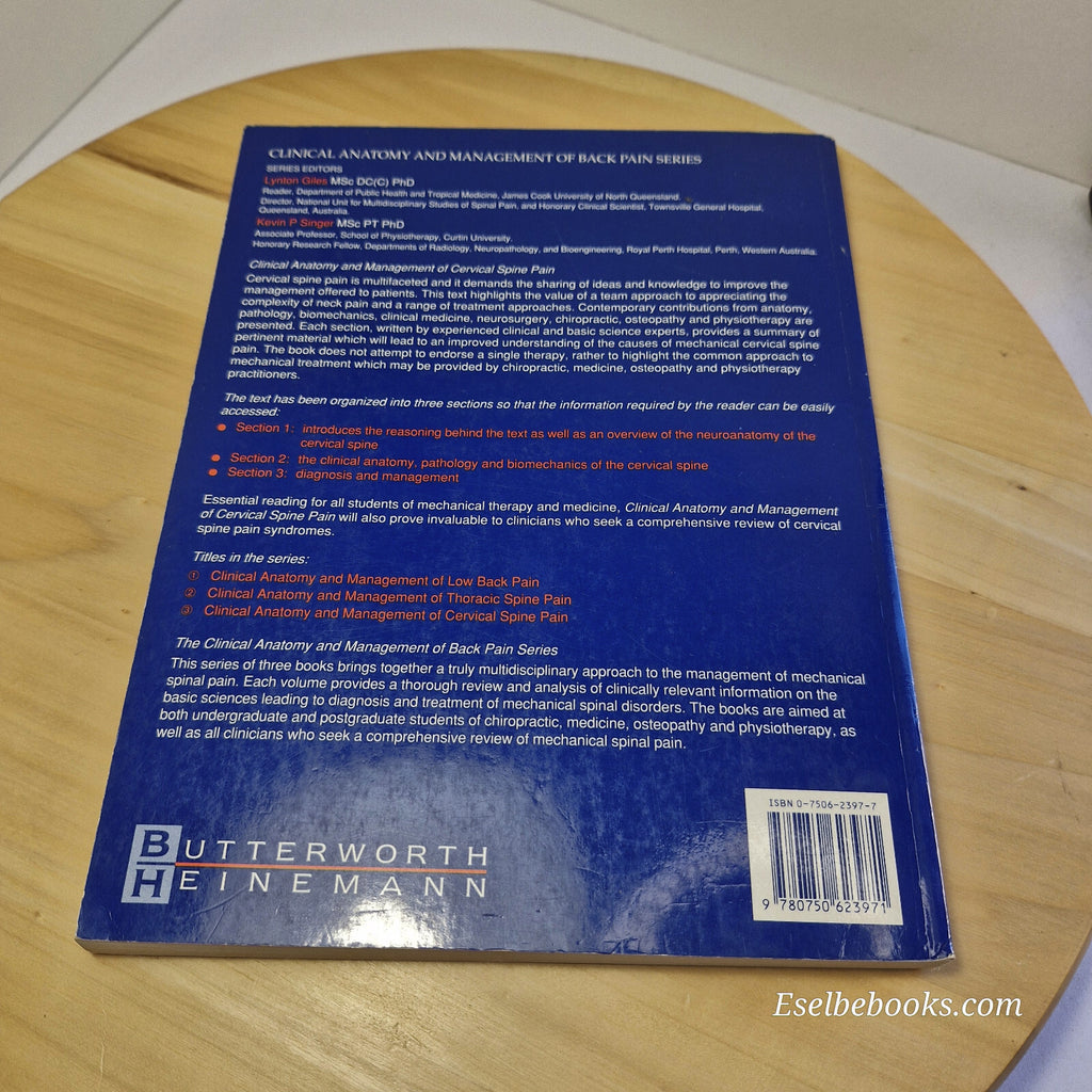 Clinical Anatomy and Management of Cervical Spine Pain By L. G. F. Giles · 19...