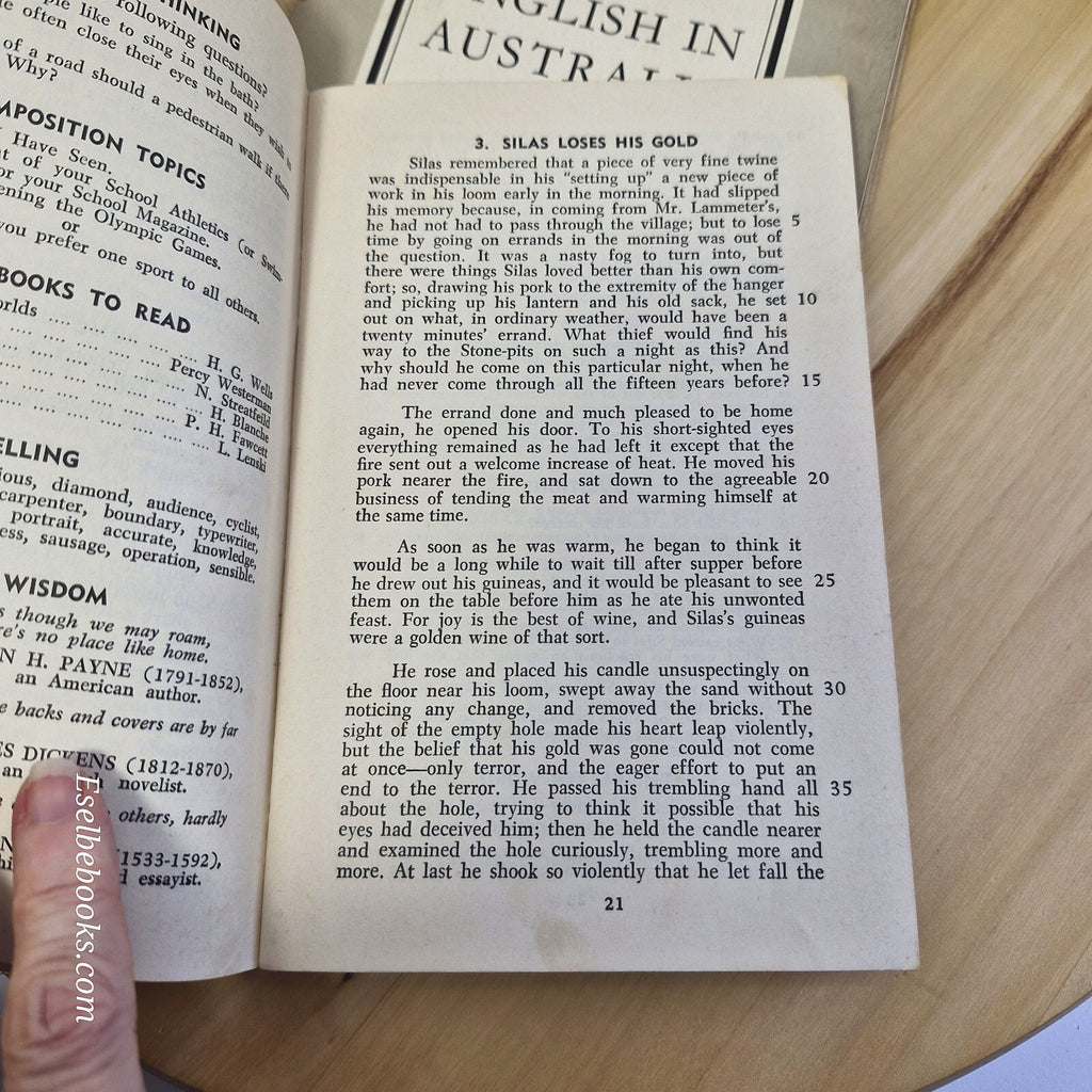 3 x vintage Australian English language textbooks - paperbacks