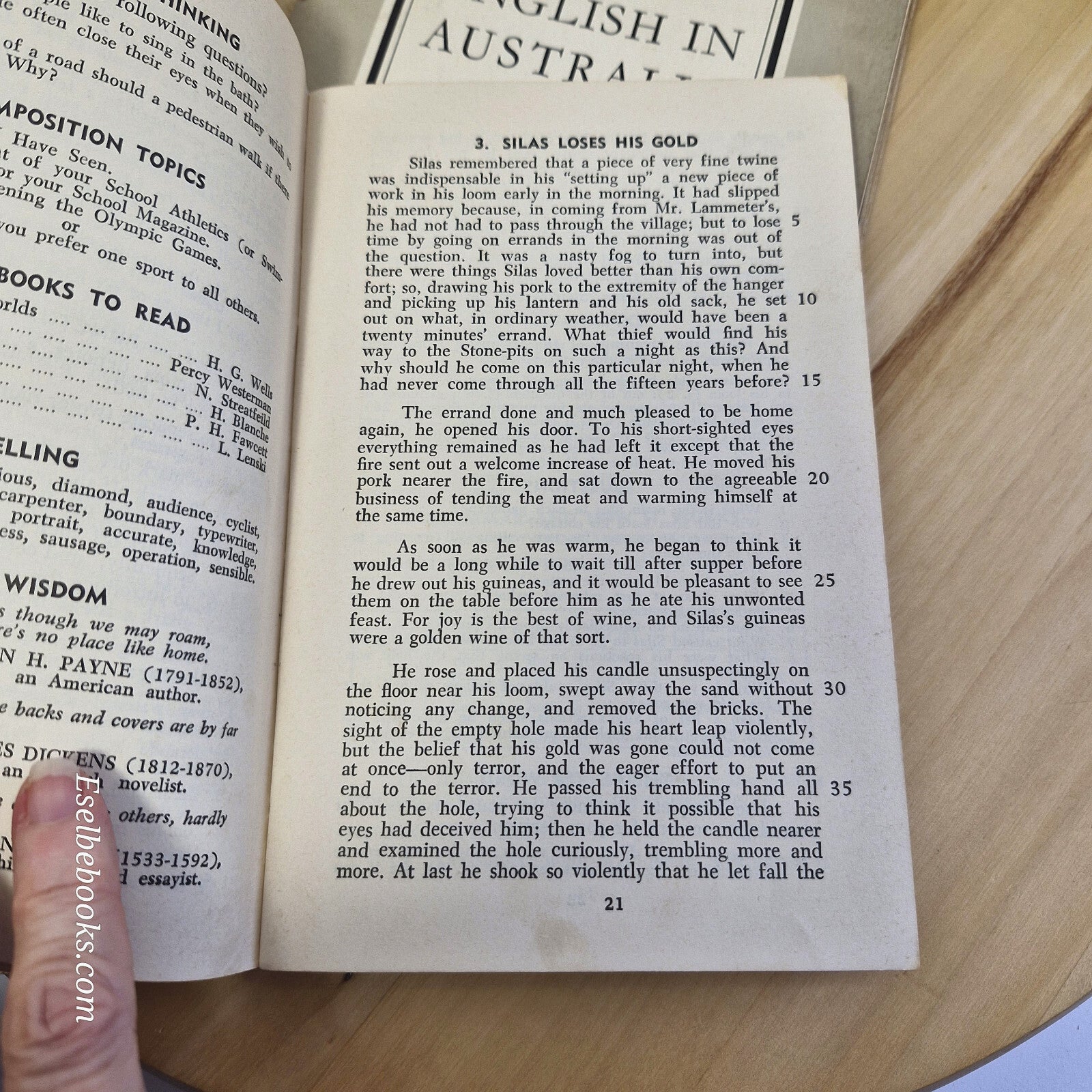 3 x vintage Australian English language textbooks - paperbacks