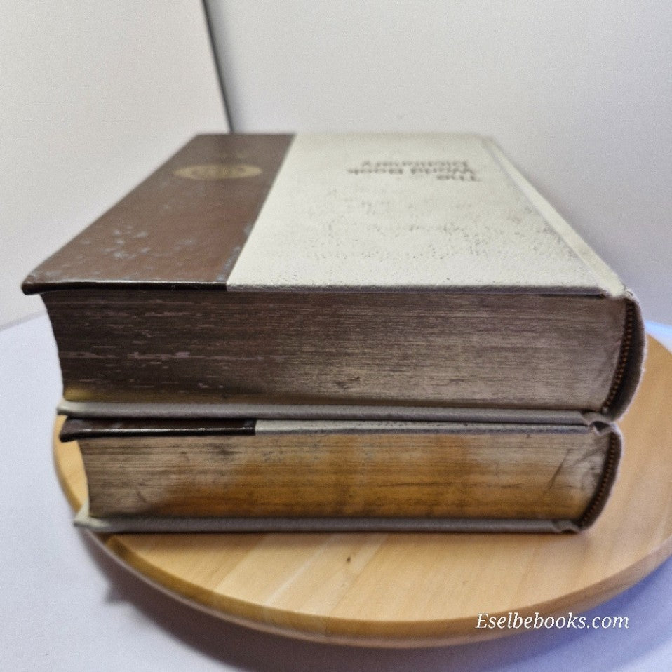 World Book Dictionary Thorndike Barnhardt 1974 Edition A-K & L - Z