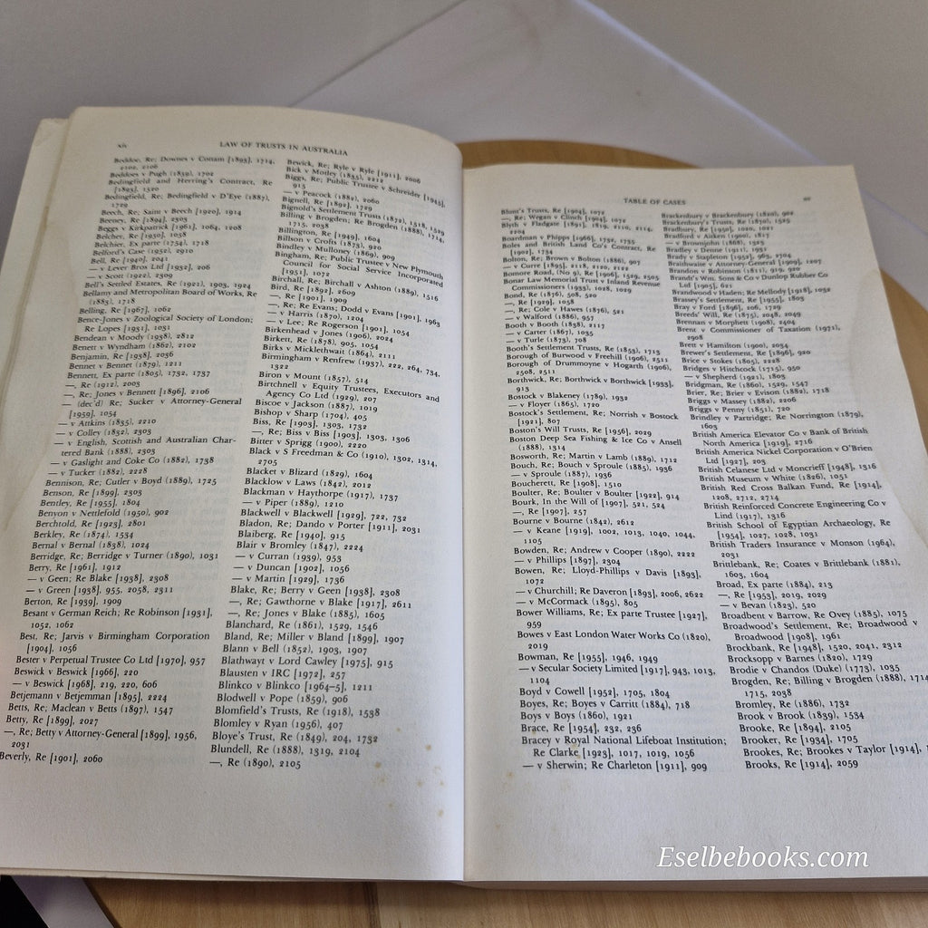 Jacobs' Law of Trusts in Australia By Kenneth Sydney Jacobs, Roderick Pitt Meagh