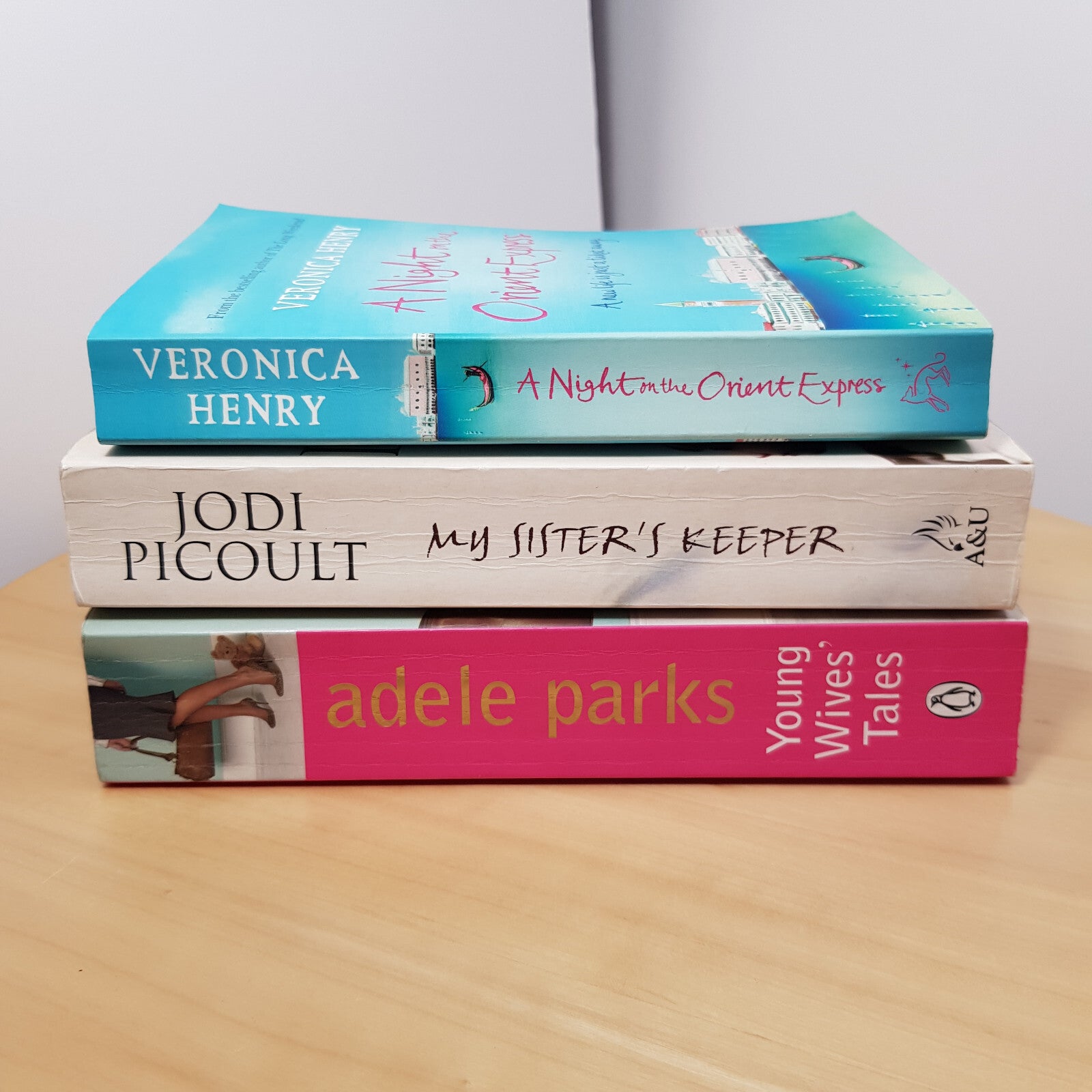 3 contemporary fiction books - My Sister's keeper/A night on the Orient Expre...