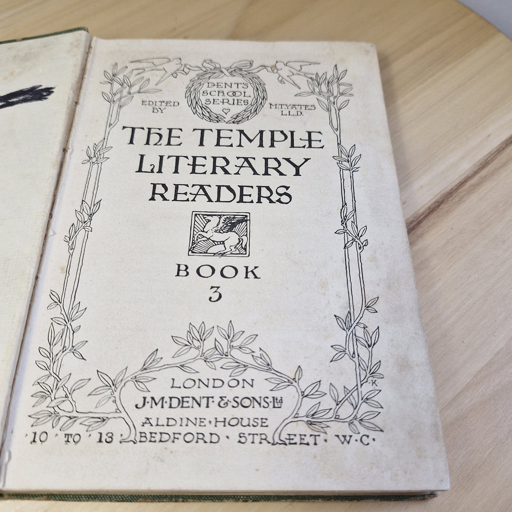 Vintage hardback: The Temple Literary Readers 3 - hardback