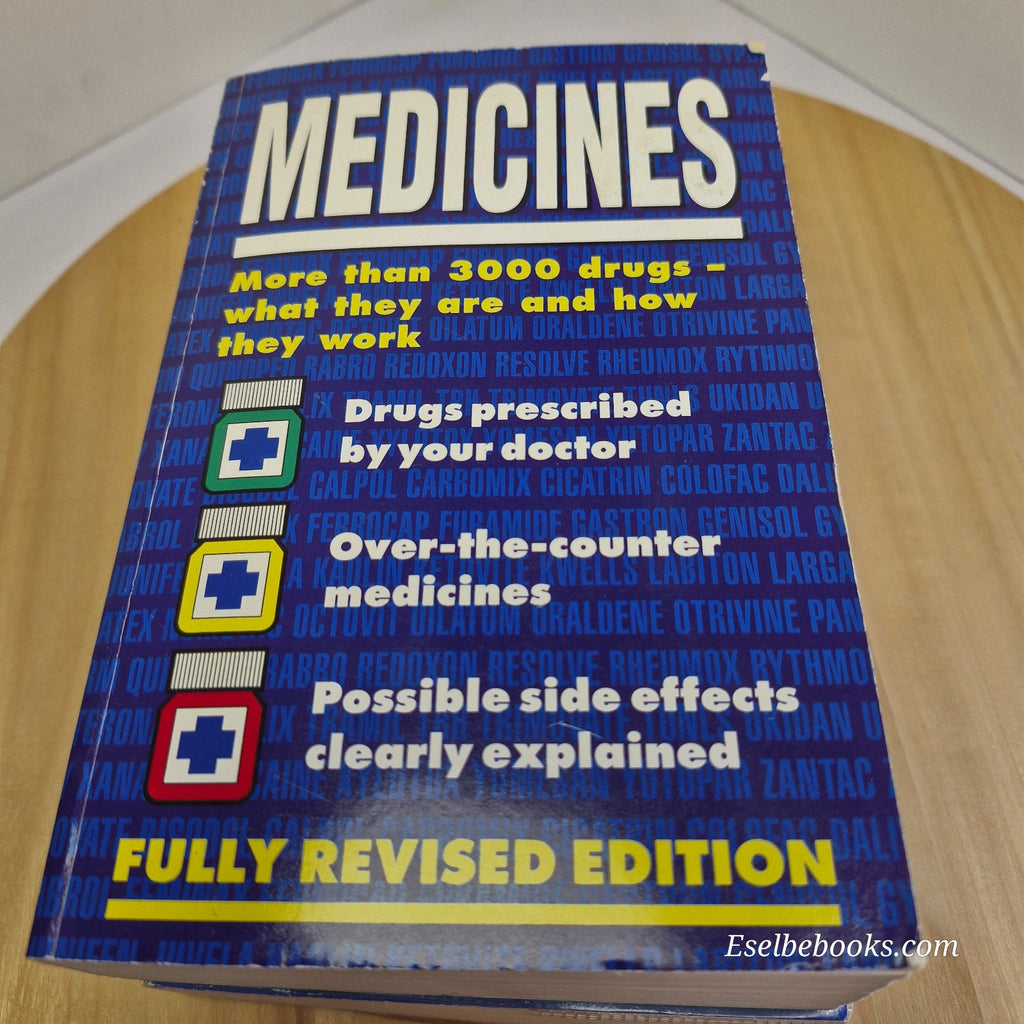 3 guidebooks/dictionaries on medicines/medicinal drugs/antibitoics - paperbacks