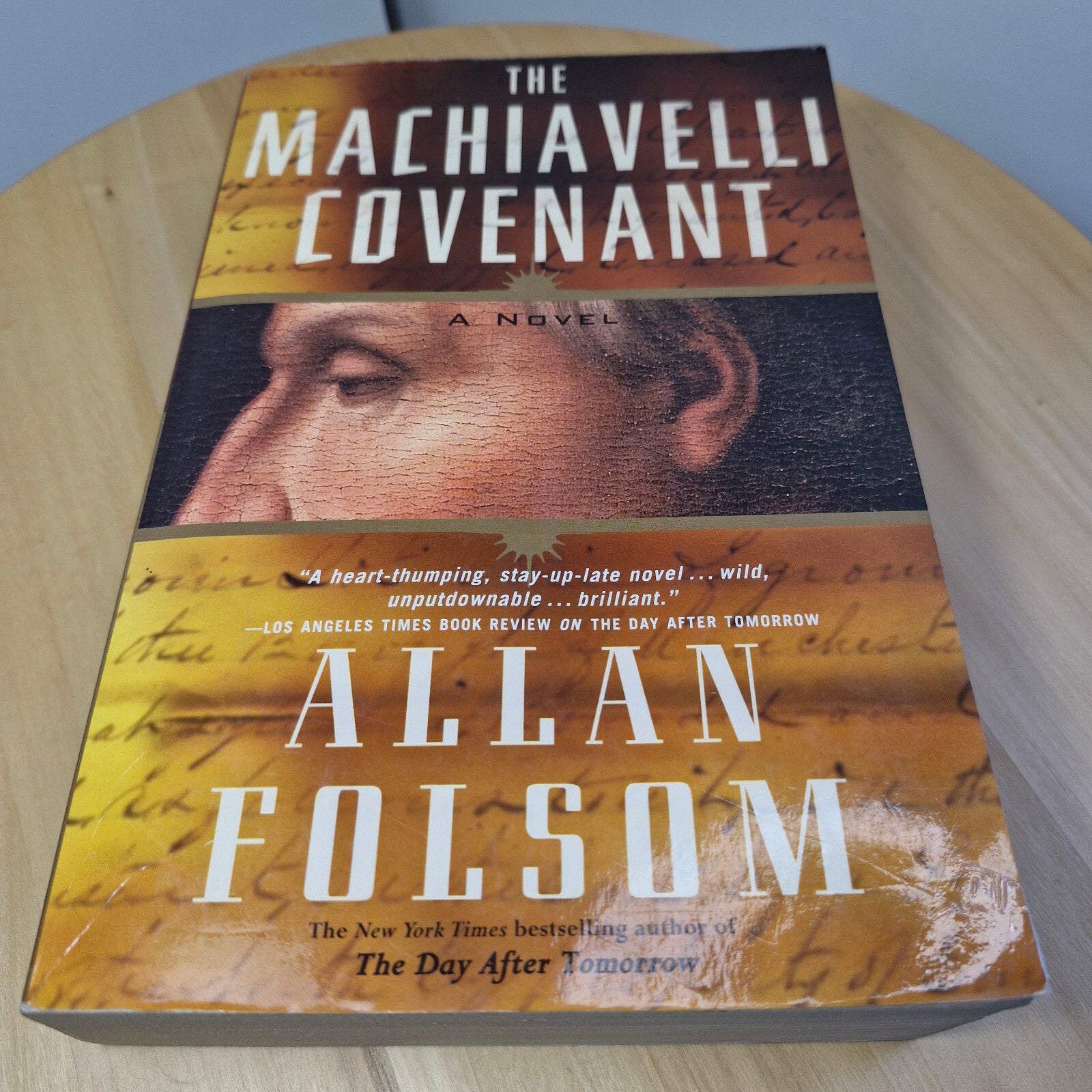 Thriller: The Machiavelli Covenant By Allan Folsom · 2007 - large paperback