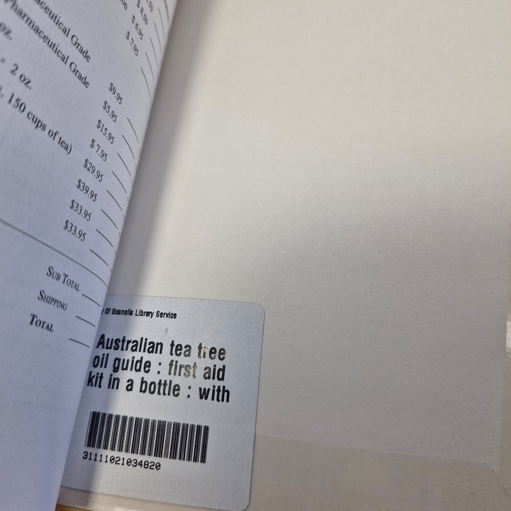 Health: Australian Tea Tree Oil Guide First Aid Kit in a Bottle By Cynthia B....