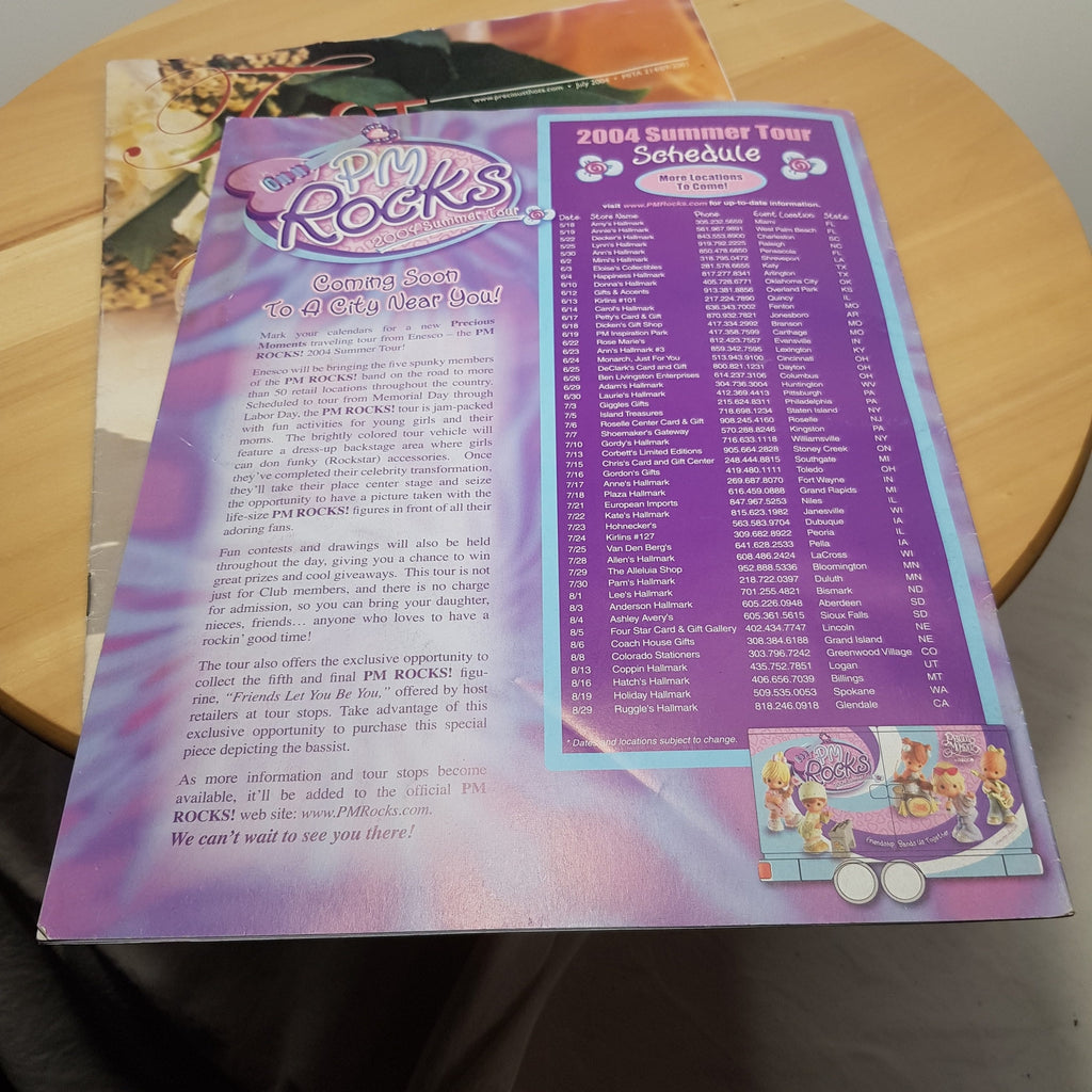 Set of 3 The Enesco Precious Moments magazines 2004 - Goodnewsletter/Thots