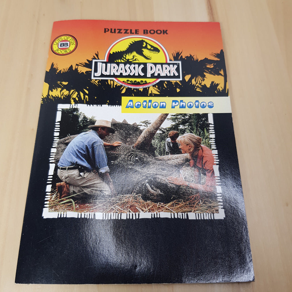 Official Jurassic Park Movie tie-in books: Dinosaur Hunter's Guide and Puzzle...