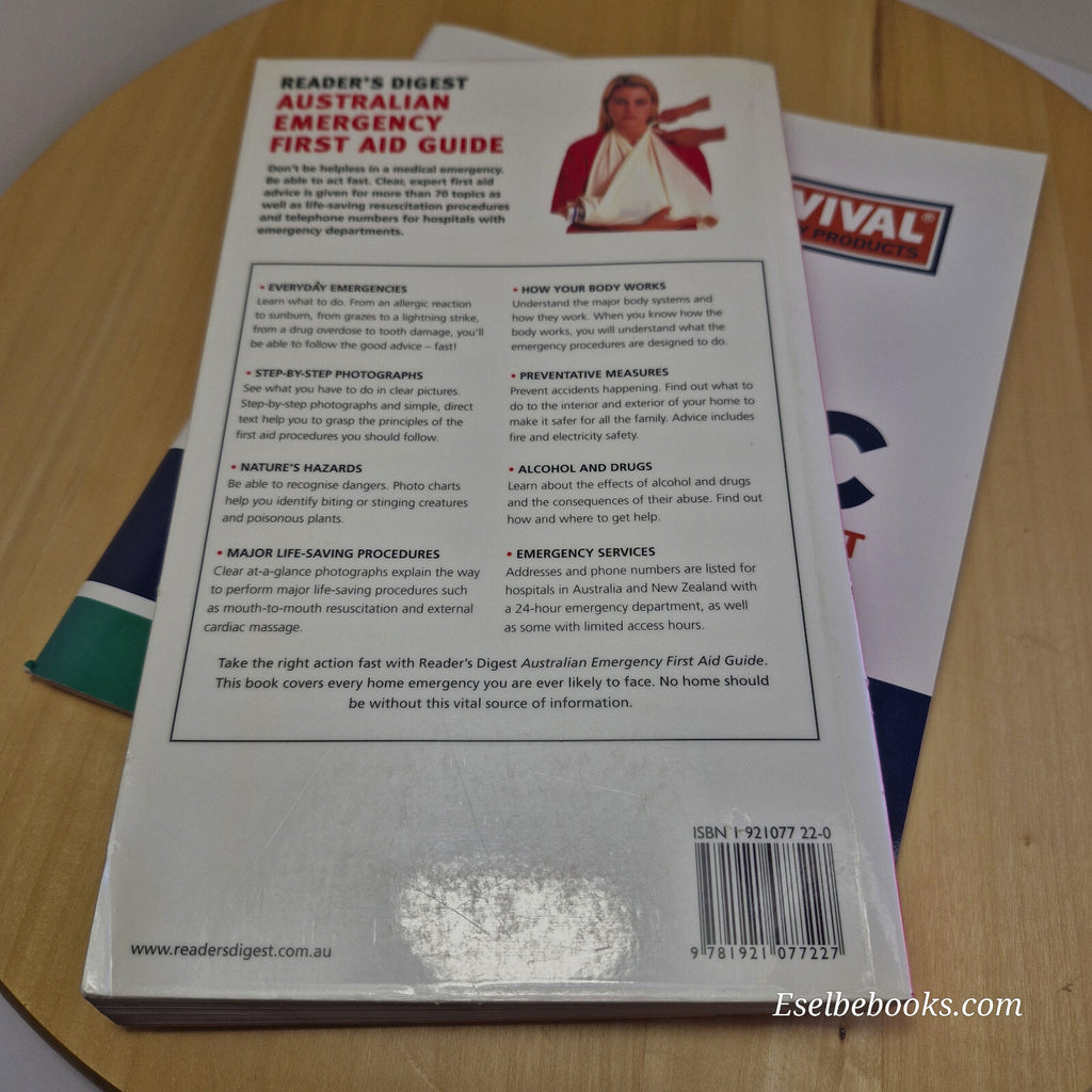 Emergency Medicine/first aid guides x 4 - Australian editions - paperbacks