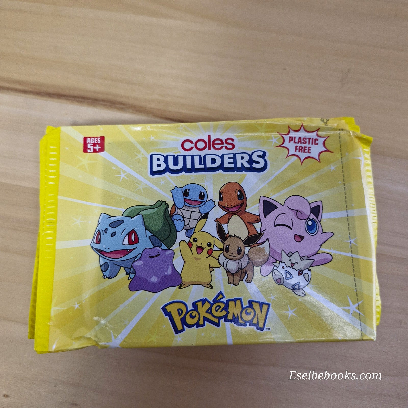 POKEMON Bulk Lot of 7 Coles Builders Packs - unopened
