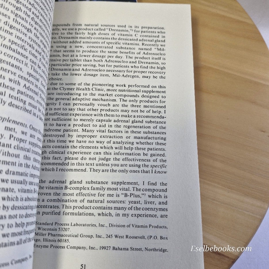 2 adrenal fatigue/syndrome treatment books - paperbacks