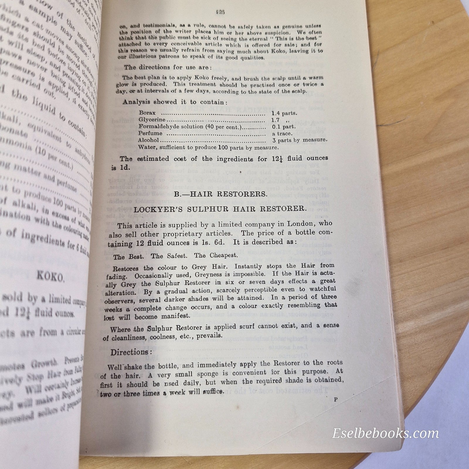 More Secret Remedies What They Cost & what They Contain By British Medical Assoc