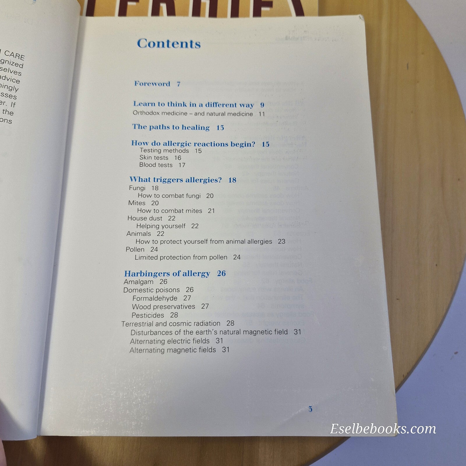 Health: 4 x  dealing with allergies books - paperbacks