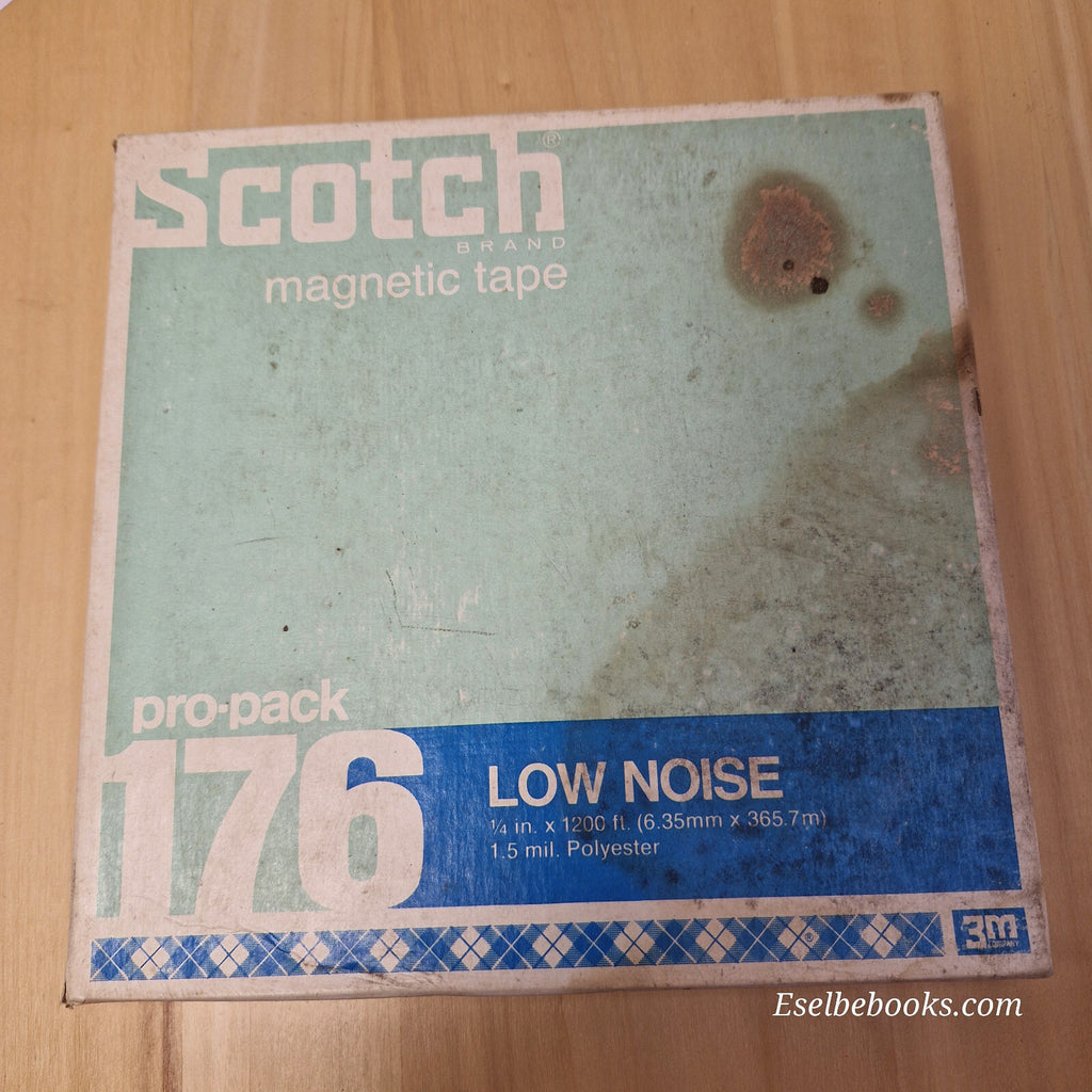 Scotch magnetic tape pro-pack 176 low noise 1200ft/365.7m - vintage