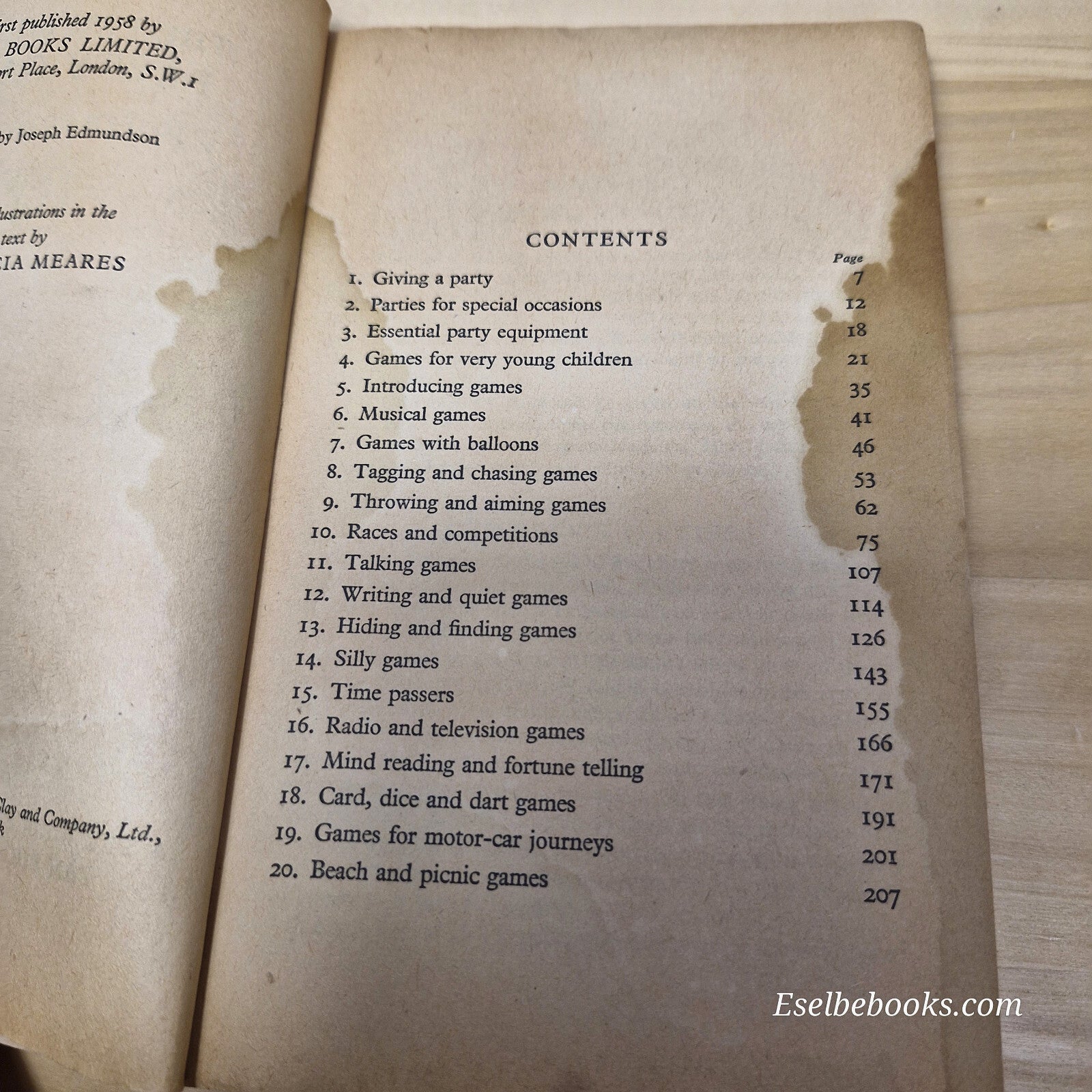 The Pan book of party games by Joseph Edmundson - vintage paperback