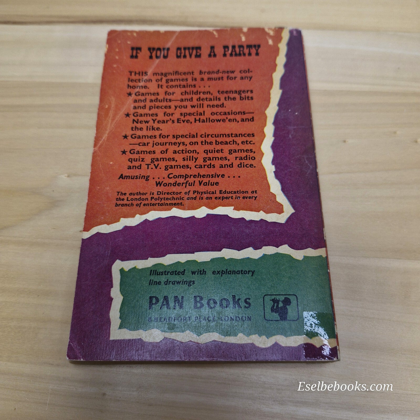 The Pan book of party games by Joseph Edmundson - vintage paperback