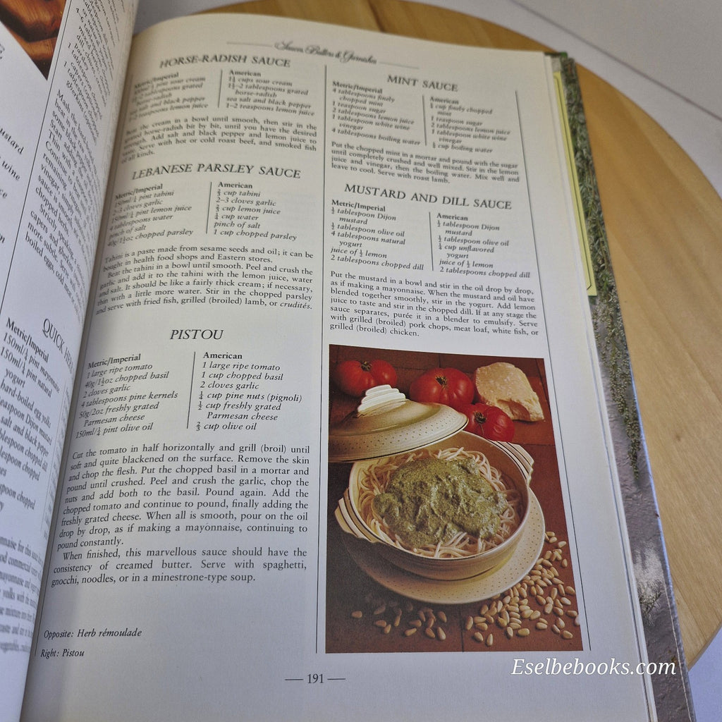 The Herb Book by Arabella Boxer & Philippa Back 1989 Herbal Guide hardback/dj