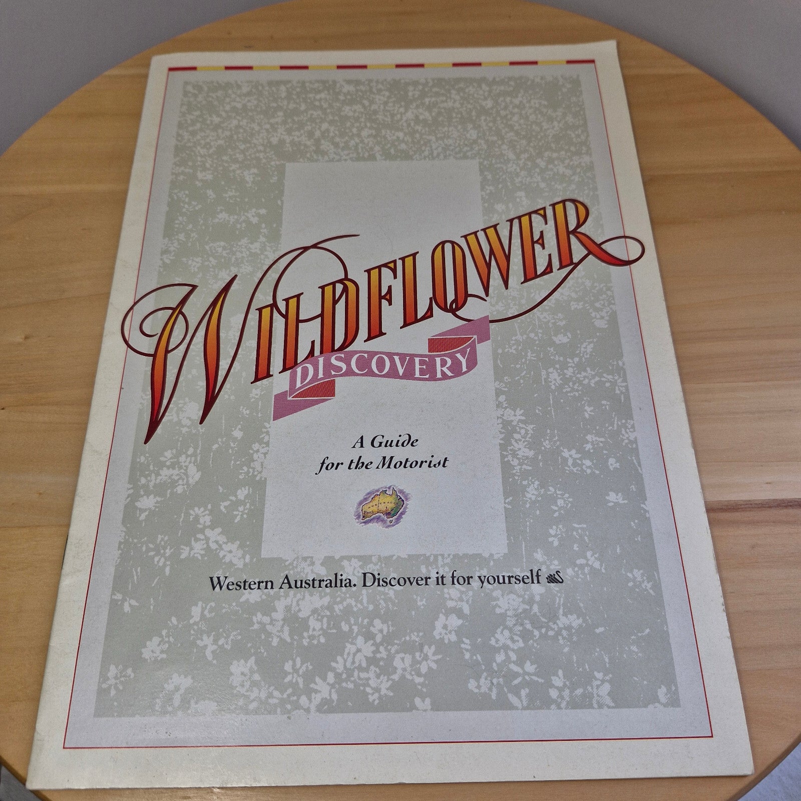 History: Vintage wildflower travel guides for Western Australia - paperbacks
