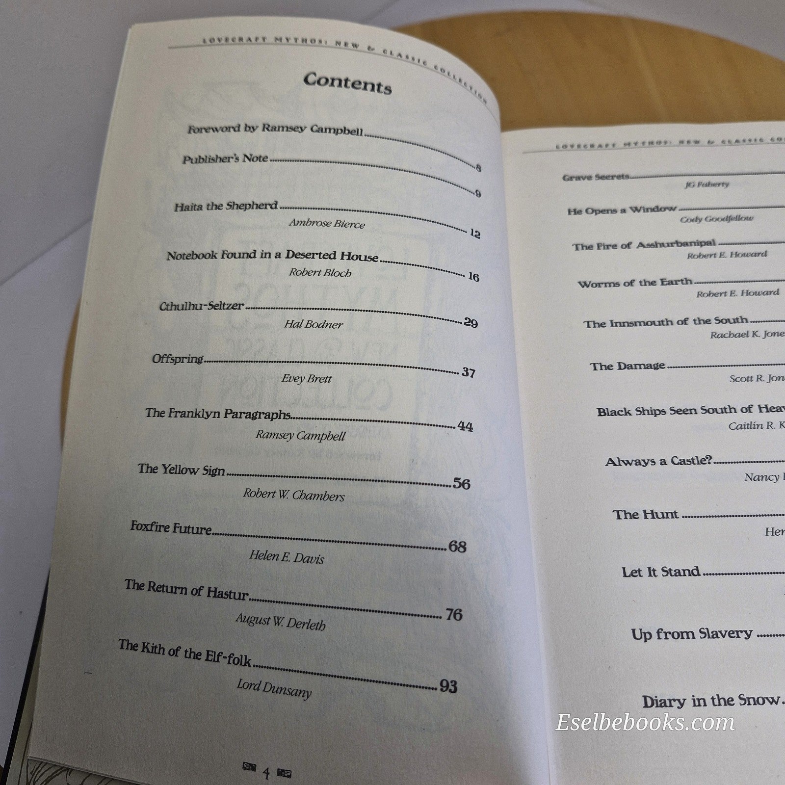 Lovecraft Mythos New & Classic Collection by Ramsey Campbell - hardback