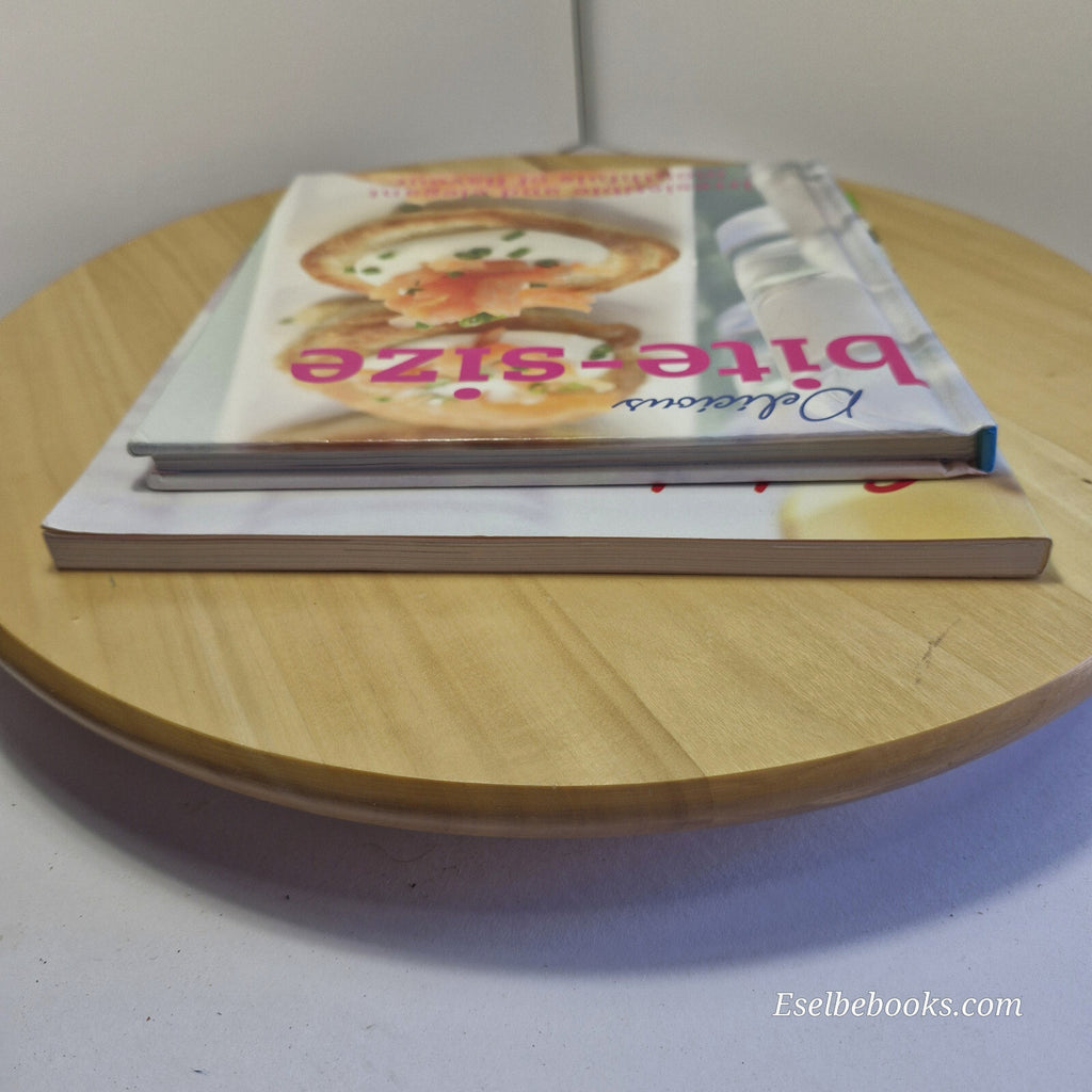 3 x entertaining/party food cookbooks - hardback/paperbacks