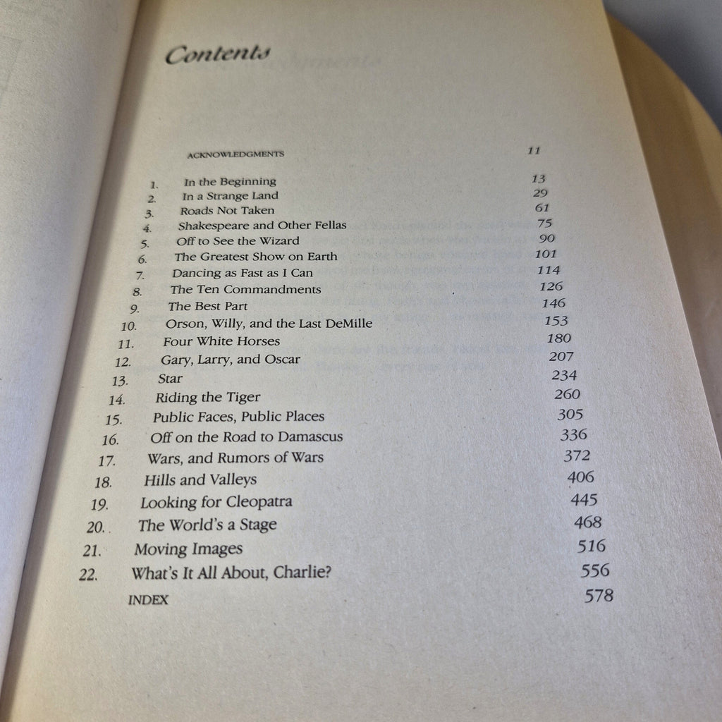 In the Arena An Autobiography By Charlton Heston · 1995 - hardback NO dust ja...