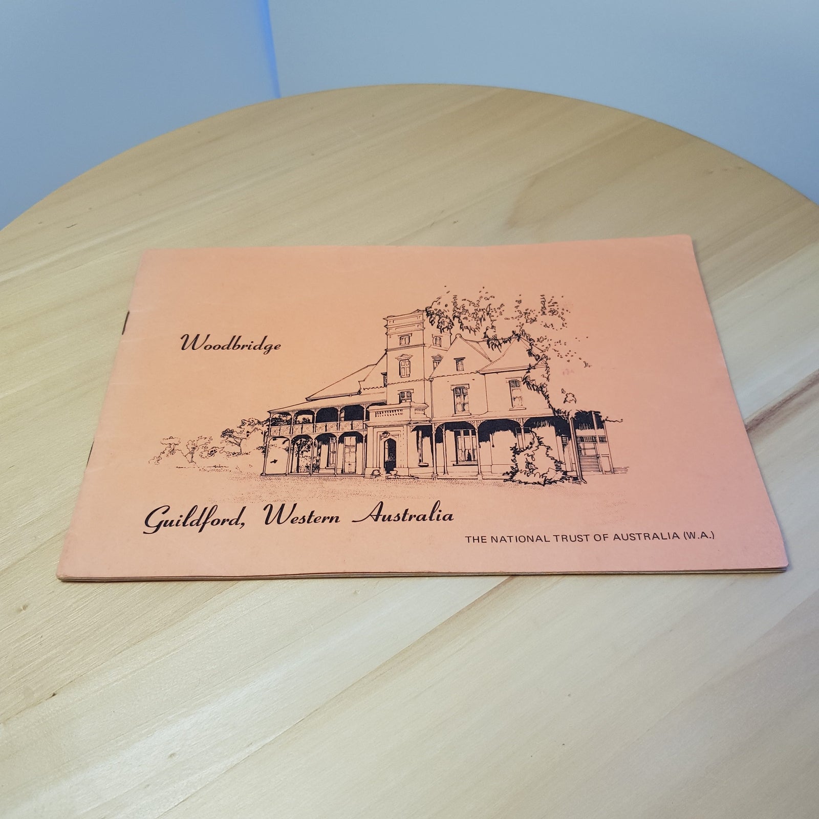 Woodbridge - The National Trust of Australia (WA) vintage guide booklet - pap...