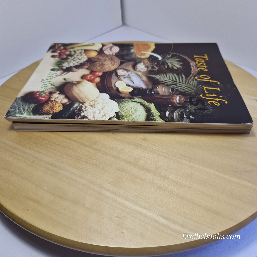 2 x Julie Stafford cookbooks - Taste of life; More Taste of life - paperbacks