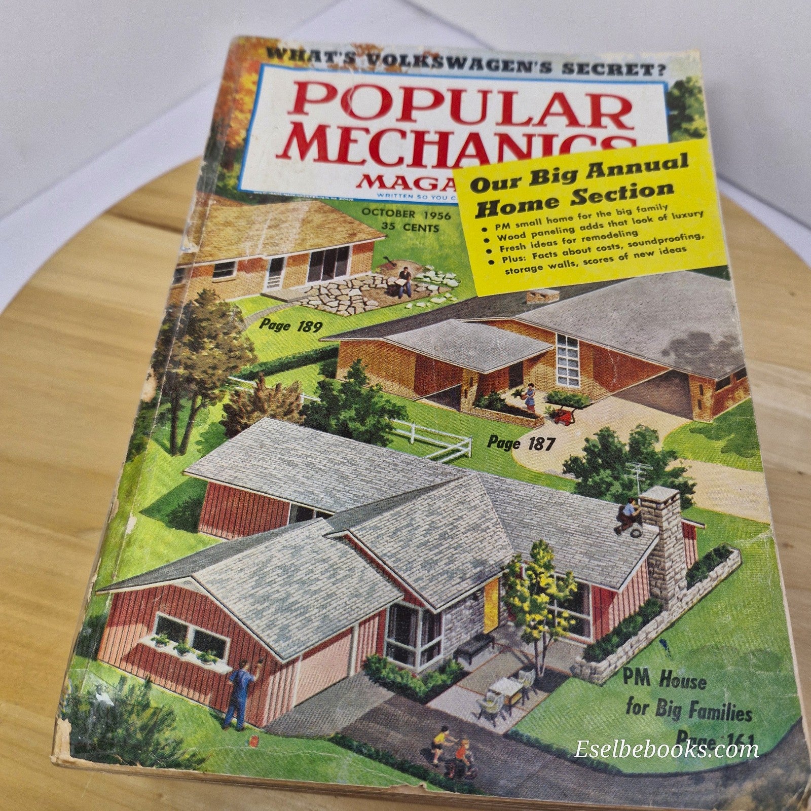 Lot of 8 Vintage Popular Mechanics Magazine 1956 to 1959