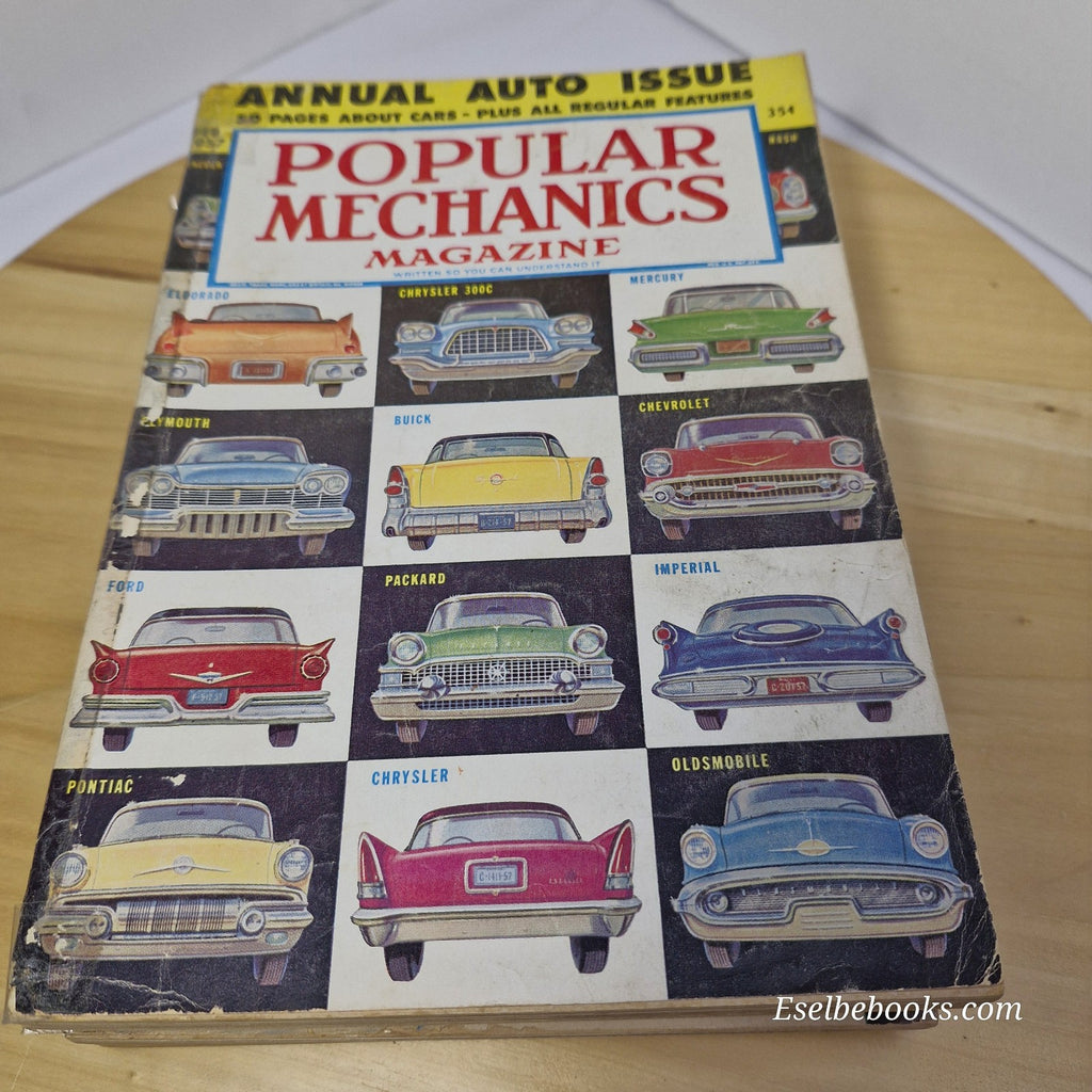 Lot of 8 Vintage Popular Mechanics Magazine 1956 to 1959