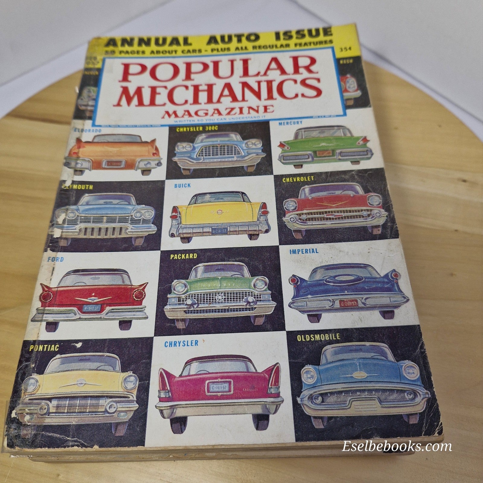 Lot of 8 Vintage Popular Mechanics Magazine 1956 to 1959