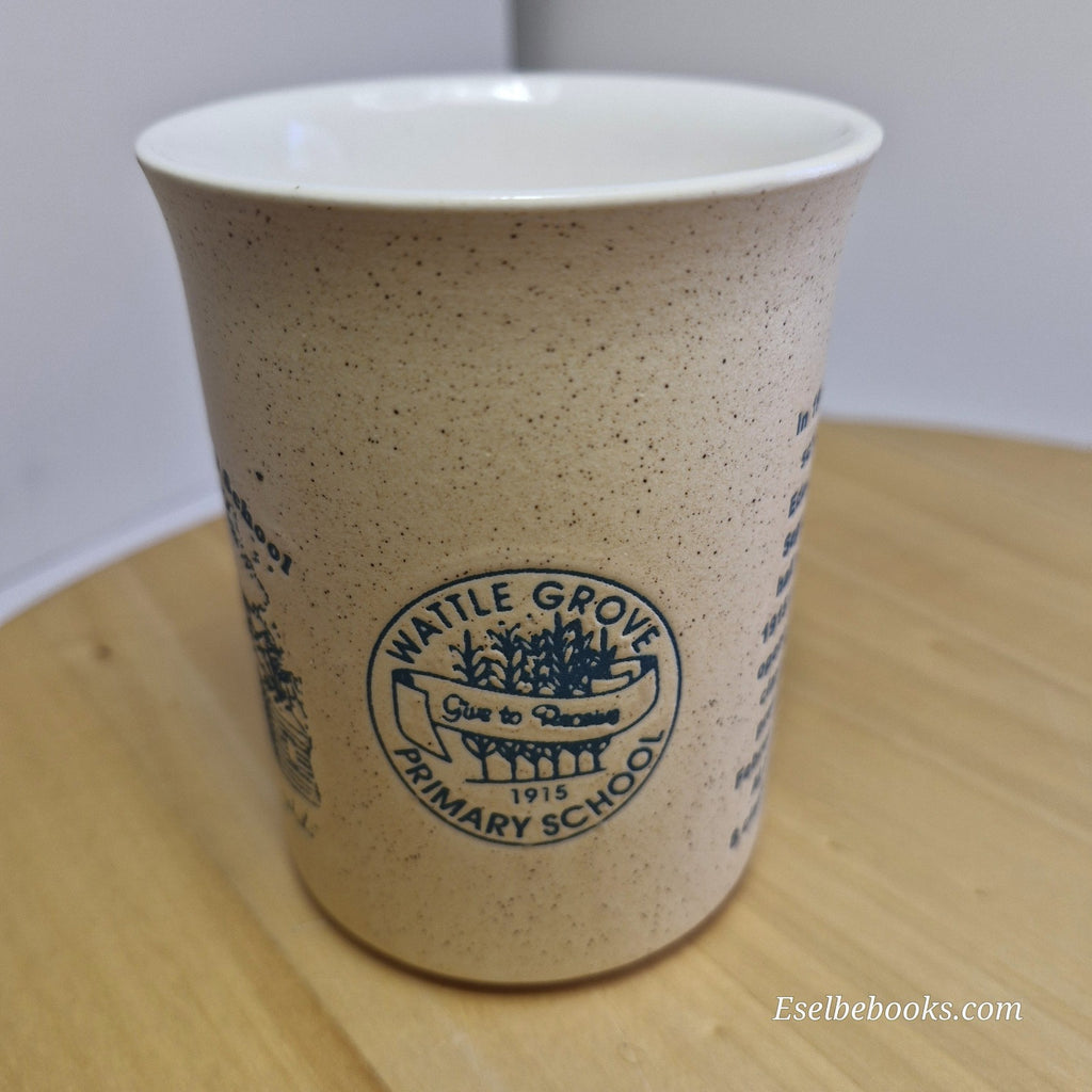 Sandalwood collectible ceramic mug  Wattle Grove Primary School 90th anniversary