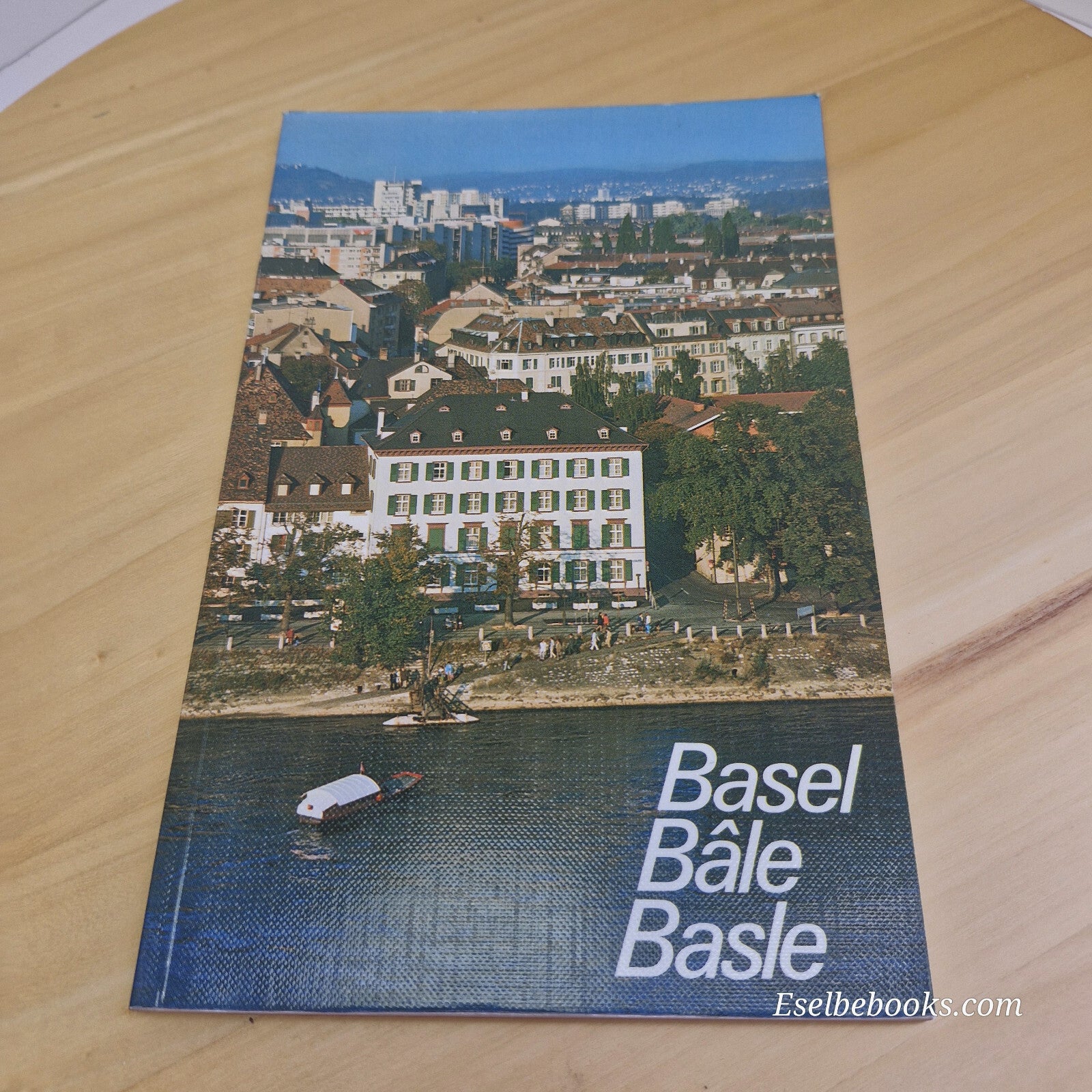 Basel - Bale - Basle - vintage travel paperback guidebook in three languages
