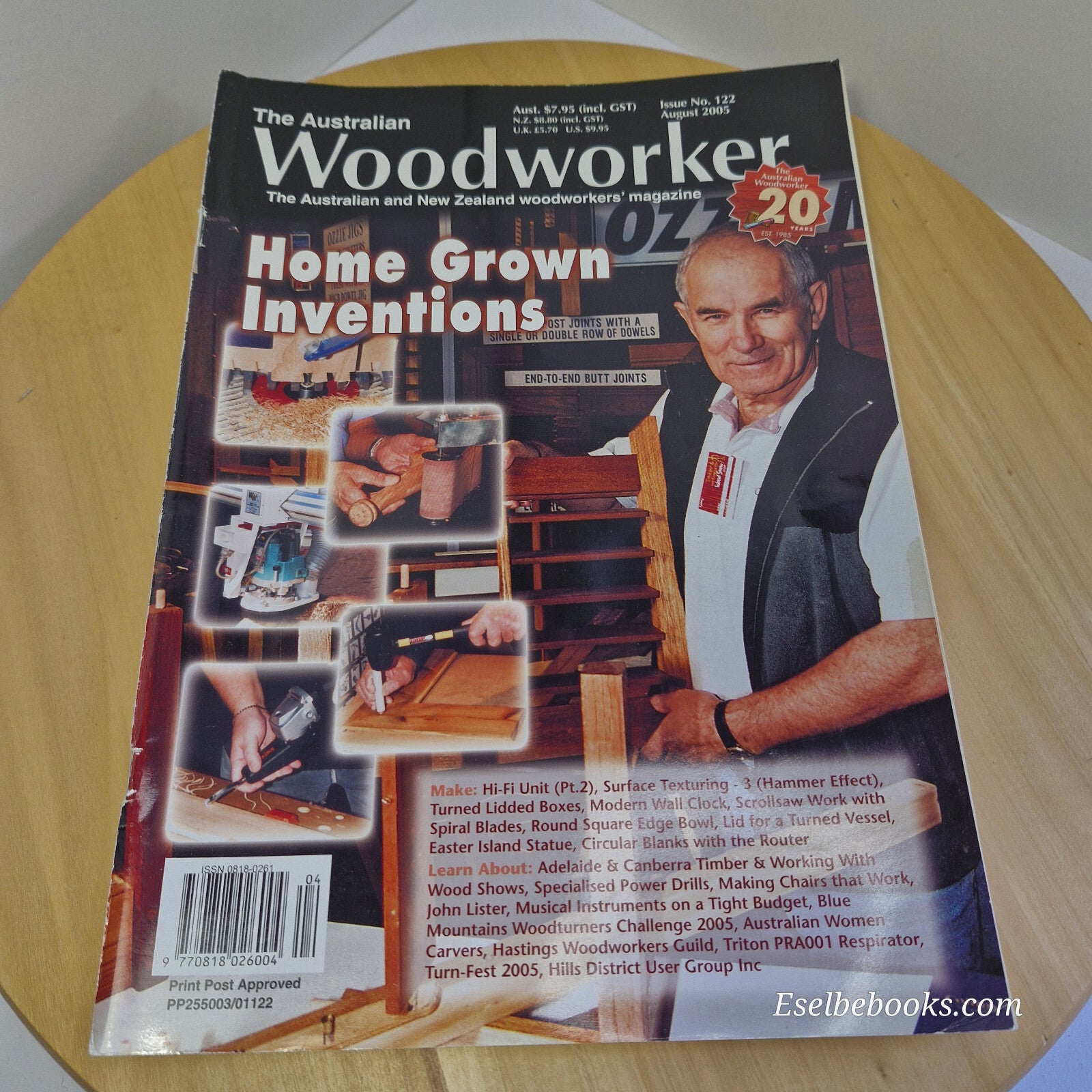 Various vintage wood working magzines x 9