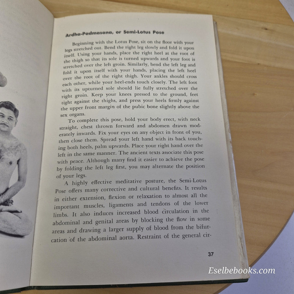 Relax with Yoga By Arthur Liebers - vintage hardback with dust jacket
