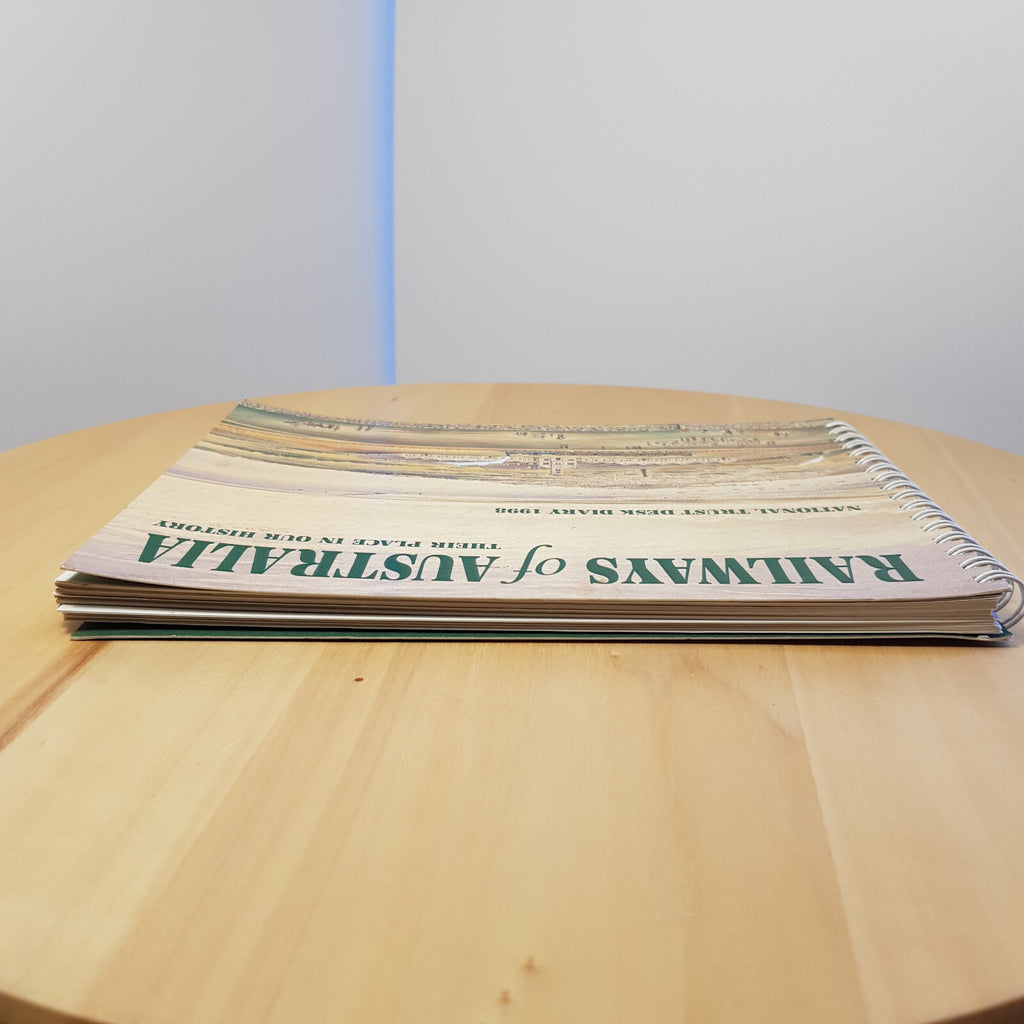 Desk diary - unused: Railways of Australia Their Place in Our History 1998 - ...