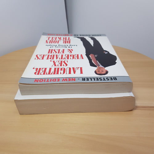 2 x paperbacks - Bolder by Carl Honore & Laughter, sex, vegetables & fish - h...