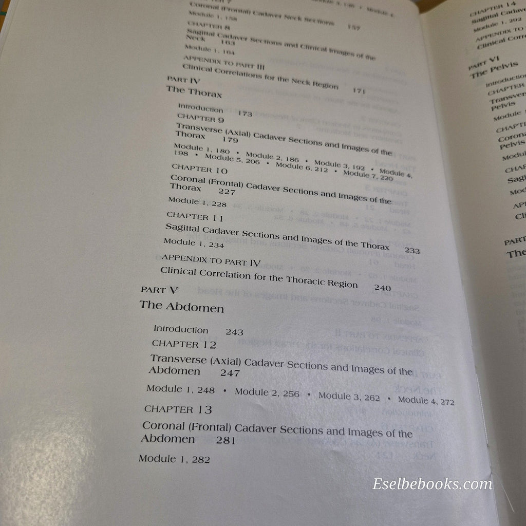 Modern Sectional Anatomy By Alexander Lane & Hossein Sharfaei · 1992 - hardback