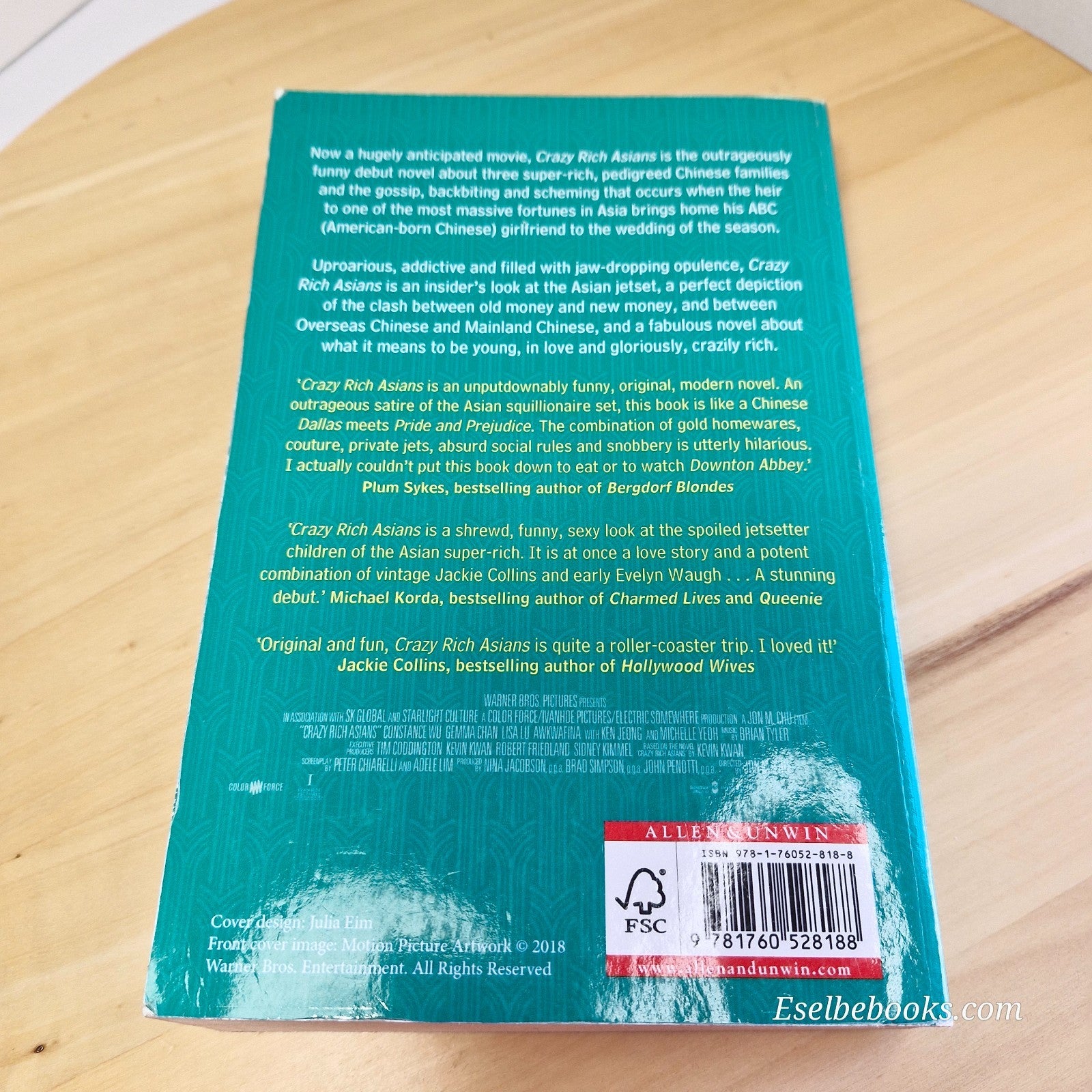 Crazy Rich Asians Film Tie-In Kevin Kwan PB 2018 Humor Romance Contemporary